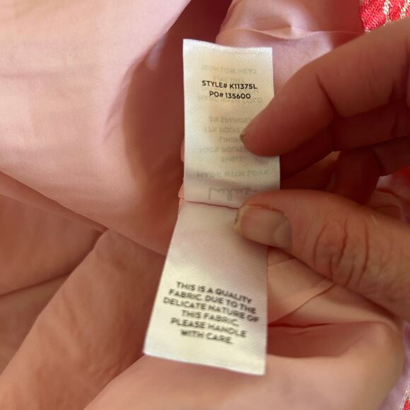 Lulu’s Pink Floral Brocade Mini Skirt Size Medium - Picture 4 of 7